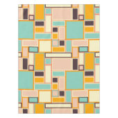 Vibrant abstract pattern with rectangles テーブルクロス (正面)