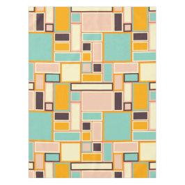 Vibrant abstract pattern with rectangles テーブルクロス