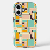 Vibrant abstract pattern with rectangles Case-Mate iPhoneケース (裏面)