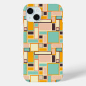 Vibrant abstract pattern with rectangles Case-Mate iPhoneケース (裏面)