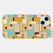 Vibrant abstract pattern with rectangles Case-Mate iPhoneケース (裏面 (横))