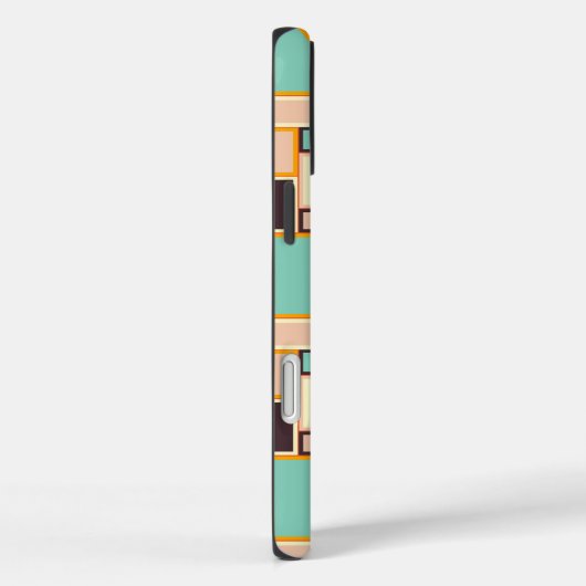 Vibrant abstract pattern with rectangles Case-Mate iPhoneケース (裏面 / 右)