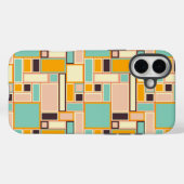 Vibrant abstract pattern with rectangles Case-Mate iPhoneケース (裏面 (横))