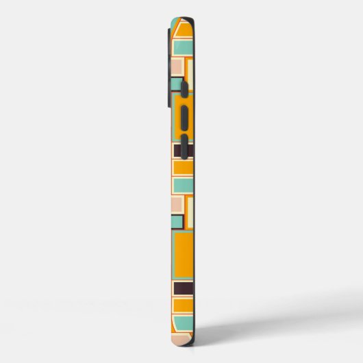 Vibrant abstract pattern with rectangles Case-Mate iPhoneケース (裏面 / 左)