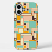 Vibrant abstract pattern with rectangles Case-Mate iPhoneケース (裏面)
