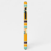 Vibrant abstract pattern with rectangles iPhoneケース (左側)