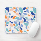 Vibrant Abstract Splash Pattern Mouse Pad マウスパッド (マウス)
