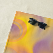 Vibrant Abstract Swirl  ビーチタオル (インサイチュ)