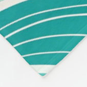 Vibrant Abstract Waves Seamless Pattern フリースブランケット (角)