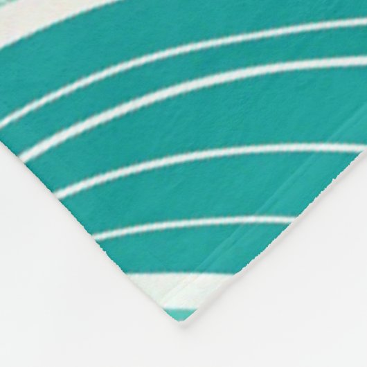 Vibrant Abstract Waves Seamless Pattern フリースブランケット (角)