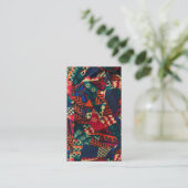 Vibrant African Geometric Tribal Abstract Pattern 名刺 (スタンド正面)