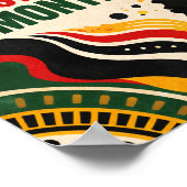 Vibrant African-Inspired Art ポスター (角)