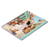 Vibrant Afro-Caribbean Dance Monogram Travel ノートブック (左側)