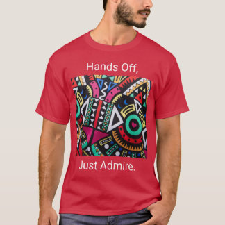 Vibrant Afro-Centric Geometric Pattern – Bold Trib Tシャツ