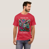 Vibrant Afro-Centric Geometric Pattern – Bold Trib Tシャツ (正面フル)