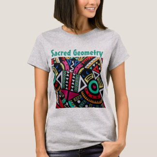 Vibrant Afro-Centric Geometric Pattern – Bold Trib Tシャツ