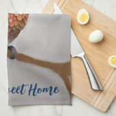 Vibrant Allen’s Hummingbird Painting キッチンタオル (四つ折り)