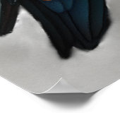 Vibrant Allen’s Hummingbird Painting ポスター (角)