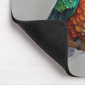 Vibrant Allen’s Hummingbird Painting マウスパッド (コーナー)