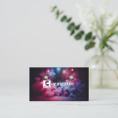 Vibrant and Bold Business Card with Creative Style 名刺 (スタンド正面)