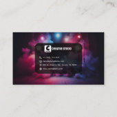 Vibrant and Bold Business Card with Creative Style 名刺 (裏面)