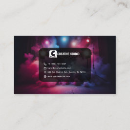 Vibrant and Bold Business Card with Creative Style 名刺