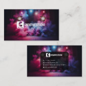 Vibrant and Bold Business Card with Creative Style 名刺 (正面/裏面)