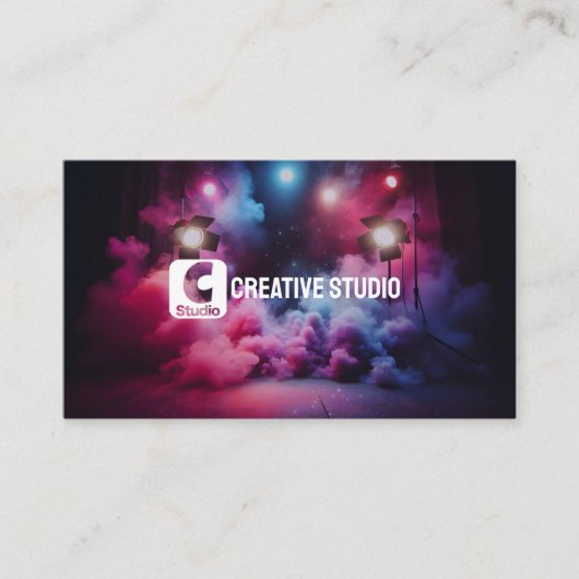Vibrant and Bold Business Card with Creative Style 名刺 (正面)
