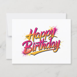 Vibrant and Colorful Greeting Card Design  ポストカード
