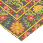 Vibrant Antique Botanical Garden Pattern テーブルクロス (アングル)