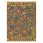 Vibrant Antique Botanical Garden Pattern テーブルクロス (正面)
