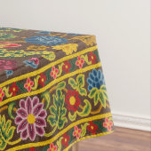 Vibrant Antique Botanical Garden Pattern テーブルクロス (インサイチュ)