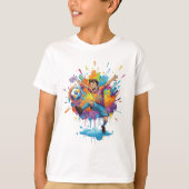 Vibrant Artistic Boy T-Shirt Tシャツ (正面)