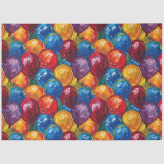 Vibrant Balloons  薄葉紙 (正面)