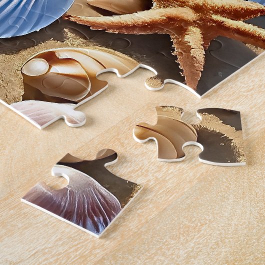 Vibrant Beach Crab ジグソーパズル (側面)