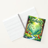 Vibrant Biology 森林の動物 ノート - 名前入り (内部)