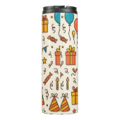 Vibrant Birthday Party Seamless Pattern タンブラー (裏面)