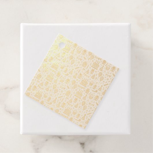 Vibrant Birthday Party Seamless Pattern フェイバータグ (箱)