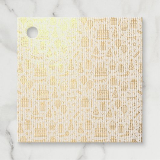 Vibrant Birthday Party Seamless Pattern フェイバータグ (正面)