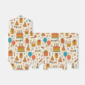 Vibrant Birthday Party Seamless Pattern フェイバーボックス (折り畳みなし)