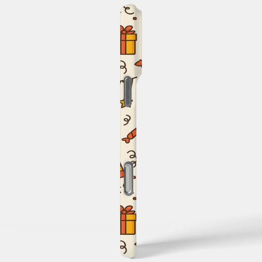 Vibrant Birthday Party Seamless Pattern Case-Mate iPhoneケース (裏面 / 右)