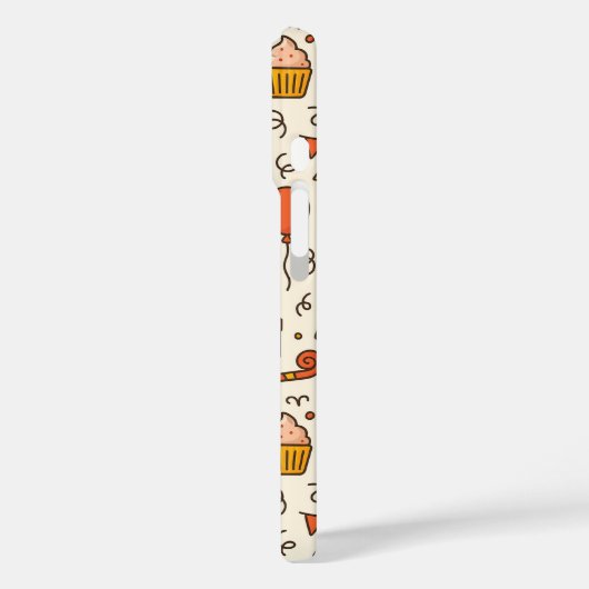 Vibrant Birthday Party Seamless Pattern Case-Mate iPhoneケース (裏面 / 左)