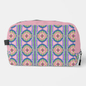 Vibrant Bloom Kaleidoscope: Pink & Emerald Mandala ドップキット (正面)