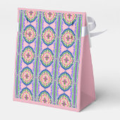 Vibrant Bloom Kaleidoscope: Pink & Emerald Mandala フェイバーボックス (裏面サイド)