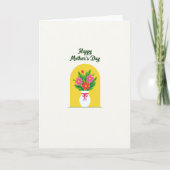 Vibrant Blossom Mothers Day Card カード (正面)