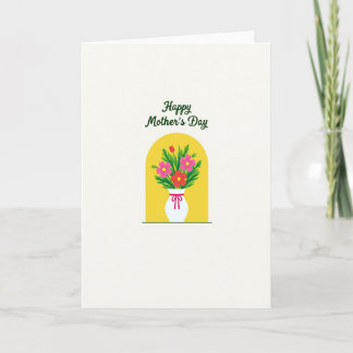 Vibrant Blossom Mothers Day Card カード