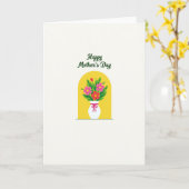 Vibrant Blossom Mothers Day Card カード (黄色い花)