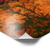 Vibrant Blossom Tree Garden Paradise View フォトプリント (角)