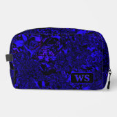 Vibrant Blue Monogram Toiletry Bag  ドップキット (正面)