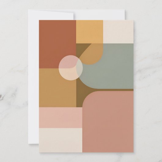 Vibrant Boho Birthday Party 招待状 (裏面)